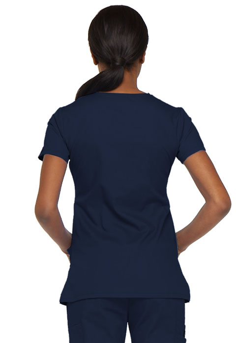 Dickies EDS Signature Mock Wrap Top in Navy from Dickies Medical