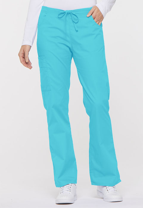 Dickies EDS Signature Mid Rise Drawstring Cargo Pant in Turquoise