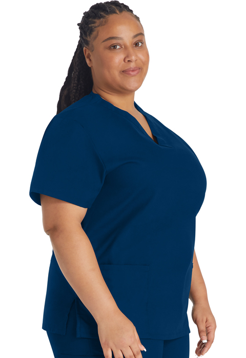 Dickies EDS Signature V-Neck Top in Navy from Dickies Medical