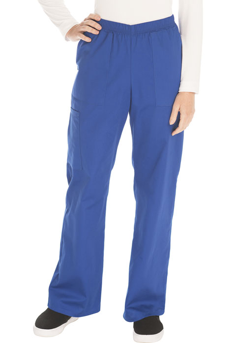 ScrubStar Women Women's Mechanical Stretch Pull-On Pant Blue