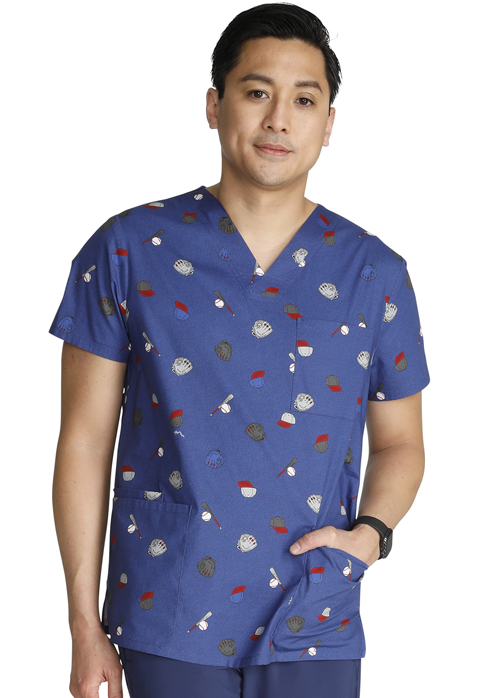 Cherokee print hot sale scrub tops