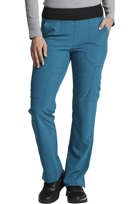 Dickies Every Day EDS Essentials Natural Rise Tapered Leg Pull-On Pant in Marine Heather
