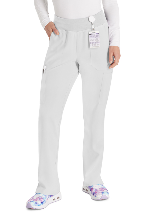 Dickies Every Day EDS Essentials Natural Rise Tapered Leg Pull-On Pant in White