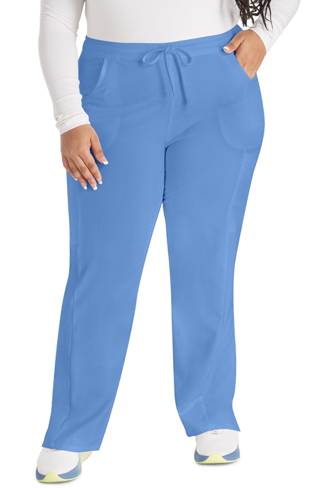 Dickies Every Day EDS Essentials Mid Rise Straight Leg Drawstring Pant in Ciel
