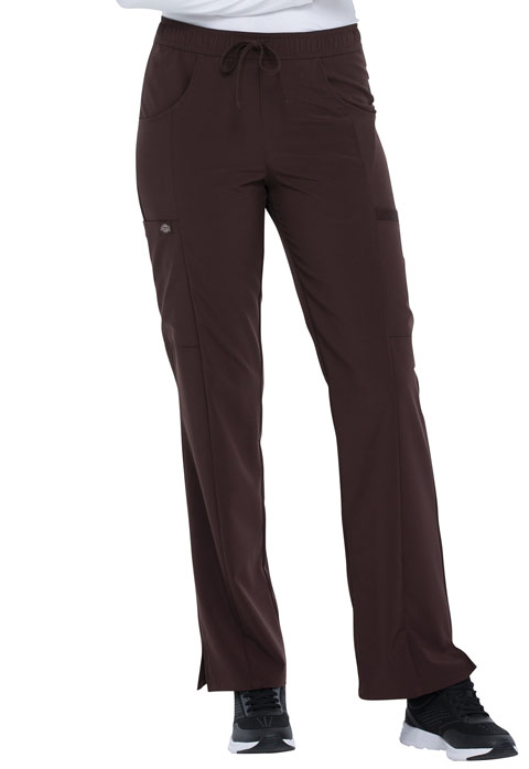 Dickies Every Day EDS Essentials Mid Rise Straight Leg Drawstring Pant in Espresso