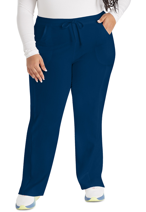 Dickies Every Day EDS Essentials Mid Rise Straight Leg Drawstring Pant in Navy
