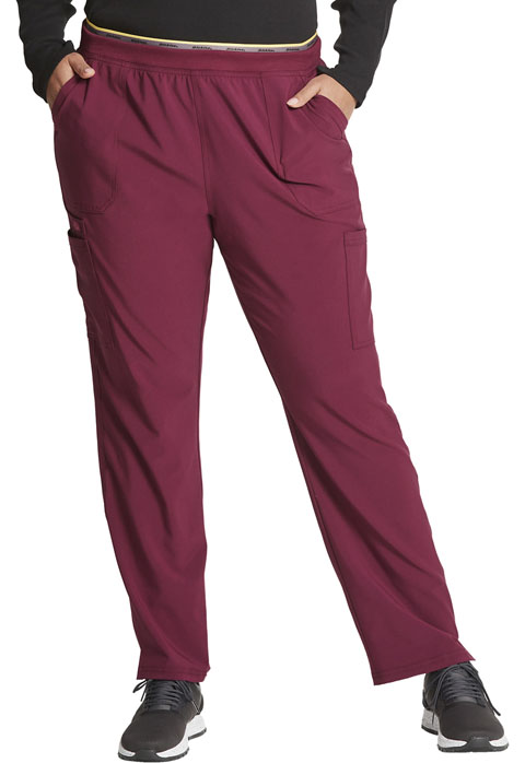 Dickies Retro Mid Rise Tapered Leg Pull-on Cargo Pant in Wine