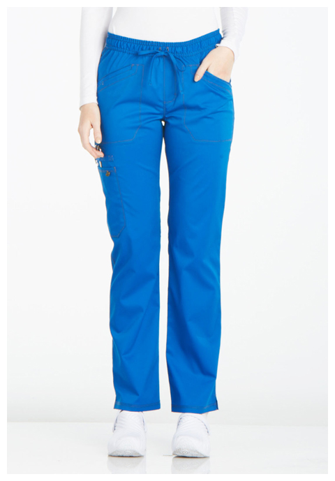 Dickies Essence Mid Rise Straight Leg Drawstring Pant in Royal