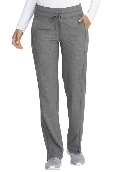 Dickies Dickies Dynamix Mid Rise Straight Leg Drawstring Pant in Heather Grey