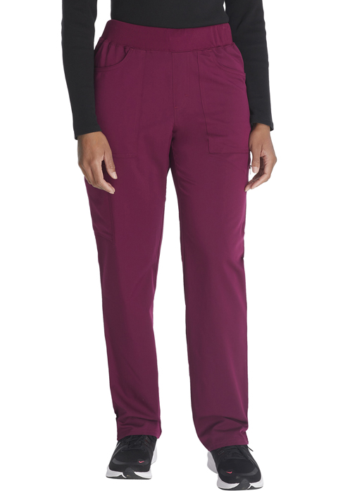 Dickies Dickies Balance Mid Rise Tapered Leg Pull-on Pant in Wine