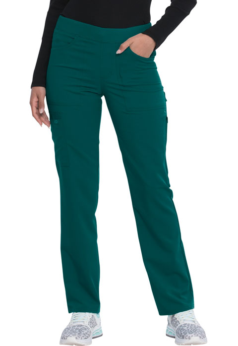 Dickies Dickies Balance Mid Rise Tapered Leg Pull-on Pant in Hunter Green