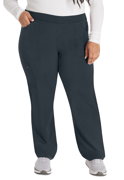 Dickies Dickies Balance Mid Rise Tapered Leg Pull-on Pant in Pewter