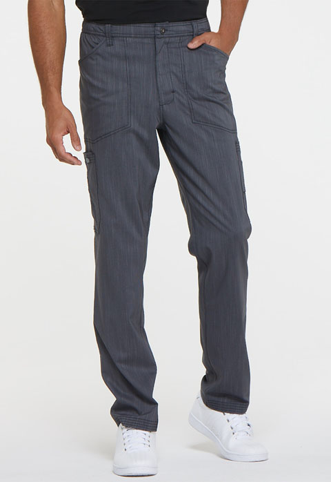 Dickies Advance Men's Natural Rise Straight Leg Pant in Pewter Twist