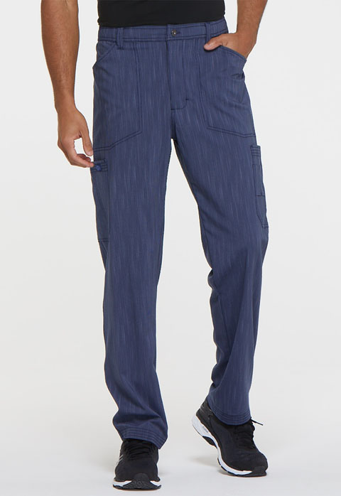 Dickies Advance Men's Natural Rise Straight Leg Pant in D Navy Twist
