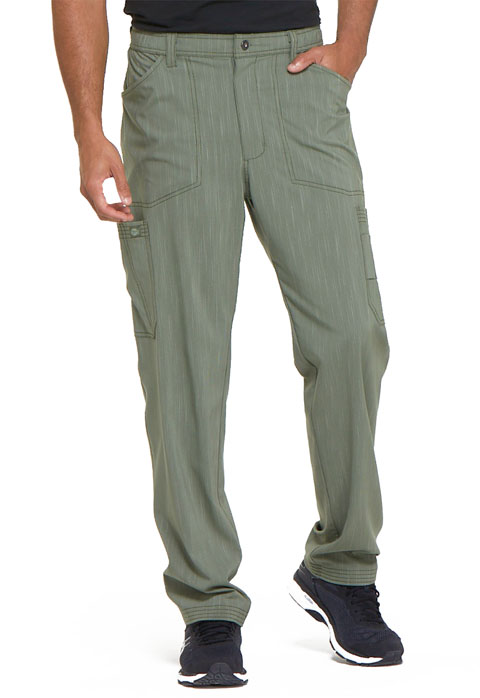 Dickies Advance Men's Natural Rise Straight Leg Pant in Olive Twist