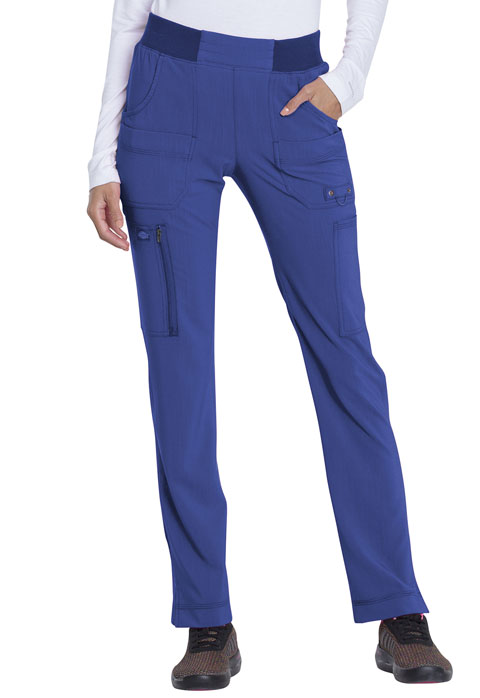 Dickies Advance Mid Rise Tapered Leg Pull-on Pant in Galaxy Blue