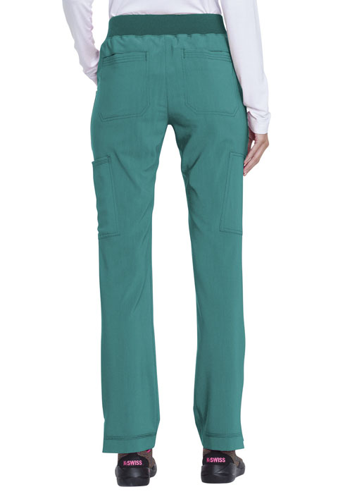 Dickies Advance Mid Rise Tapered Leg Pull-on Pant in Teal Blue