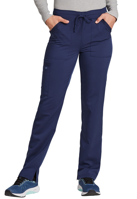 Dickies Dickies Balance Mid Rise Tapered Leg Drawstring Pant in Navy