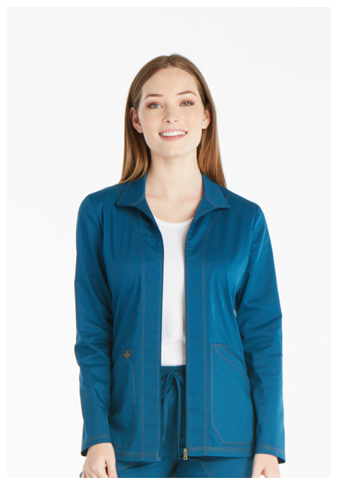 Dickies Essence Warm-up Jacket in Caribbean Blue