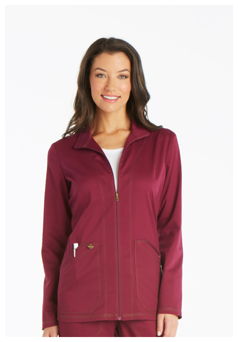 Dickies Essence Warm-up Jacket in Wine
