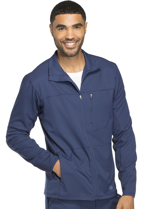 Dickies Dickies Dynamix Men's Zip Front Warm-up Jacket in Navy