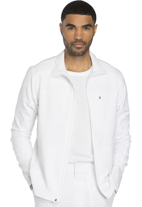 Dickies Dickies Dynamix Men's Zip Front Warm-up Jacket in White