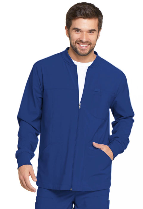 Dickies Every Day EDS Essentials Men's Zip Front Warm-Up Jacket in Galaxy Blue