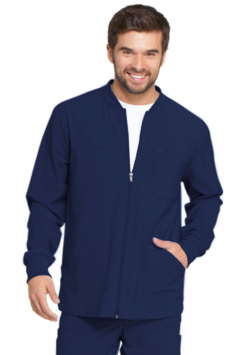 Dickies Every Day EDS Essentials Men's Zip Front Warm-Up Jacket in Navy