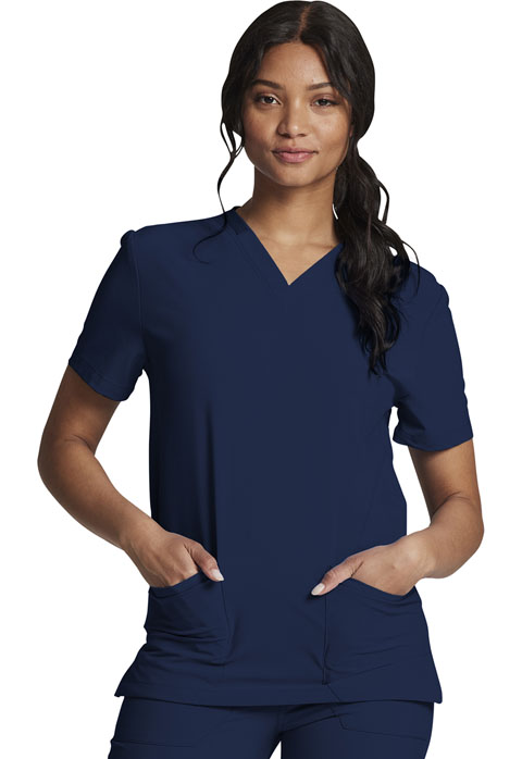 Dickies Every Day EDS Essentials Unisex V-Neck Top in Navy