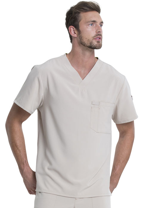 Dickies Every Day EDS Essentials Men's Tuckable V-Neck Top in Khaki