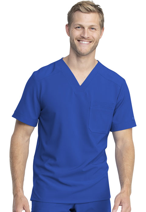 Dickies Retro Men's Tuckable V-Neck Top in Royal