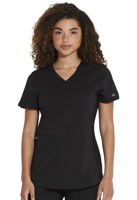 Dickies Dickies Balance Mock Wrap Top in Black