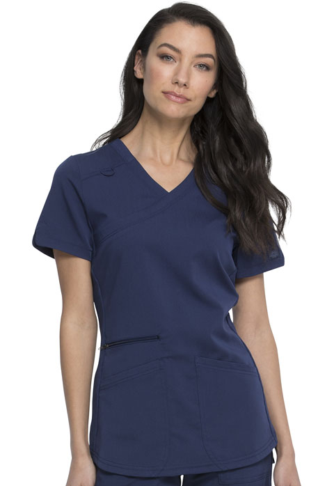 Dickies Dickies Balance Mock Wrap Top in Navy