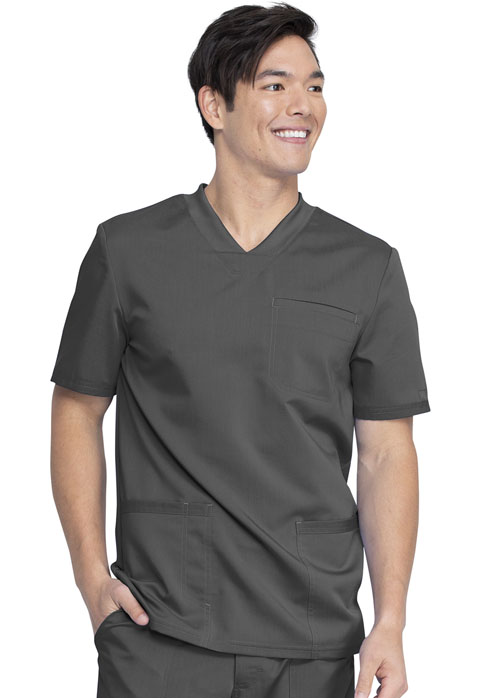 Dickies Dickies Balance Men's V-Neck Top in Pewter