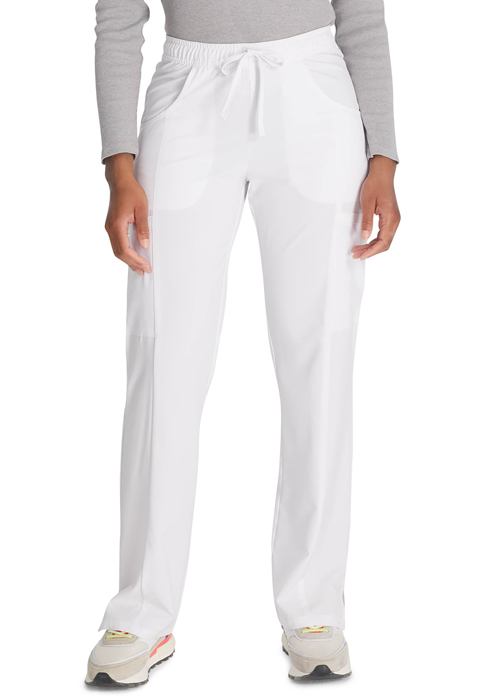 Dickies Every Day EDS Essentials Mid Rise Straight Leg Drawstring Pant in White