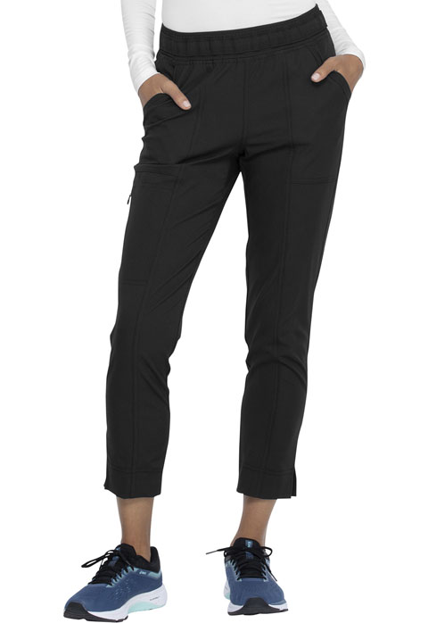Simply Polished Women Mid Rise Tapered Leg Ankle Pant Black