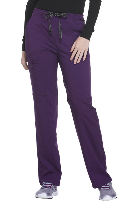 ScrubStar Canada Women Women's Stretch Rayon Drawstring Pant Purple