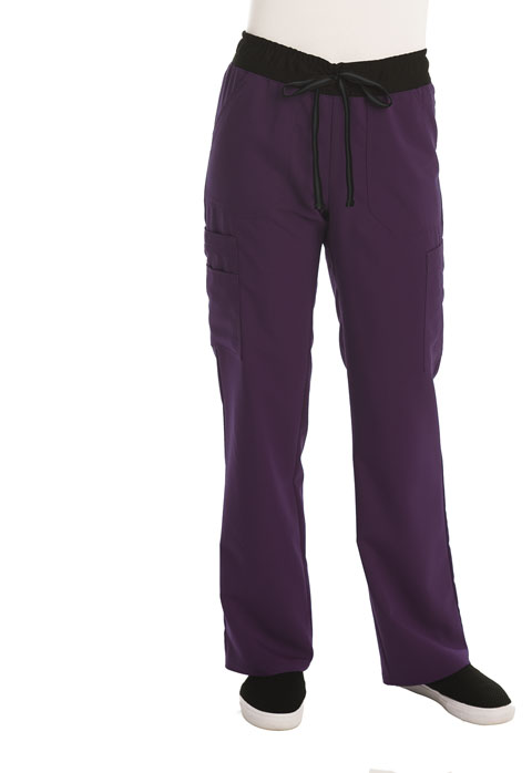 ScrubStar Women WM.COM Women's Flex Pant Purple