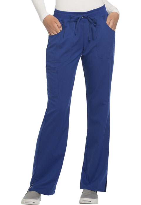 Walmart USA Premium Rayon Women Women's Petite Drawstring Pant Blue