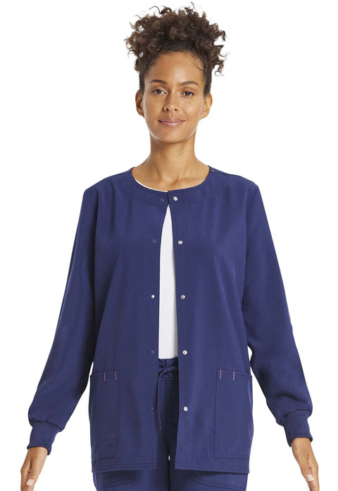 ScrubStar Women Warm-Up Jacket Blue