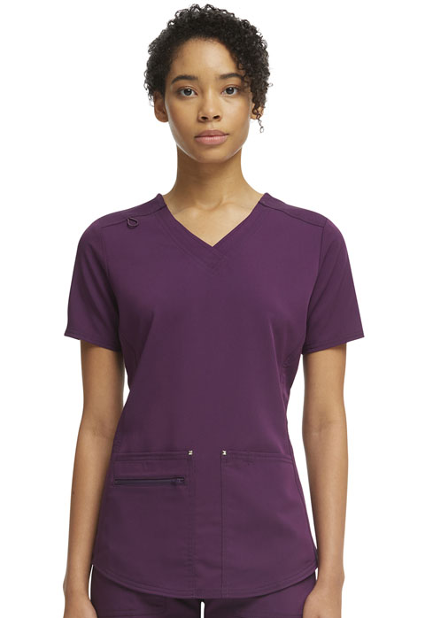 Walmart USA Premium Rayon Women Ultimate Criss-Cross V-Neck Top Purple