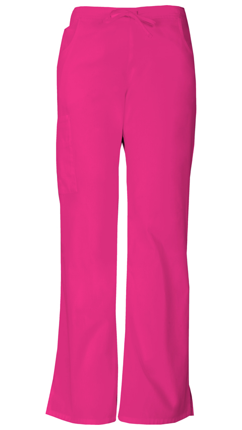 Dickies EDS Signature Mid Rise Drawstring Cargo Pant in Hot Pink