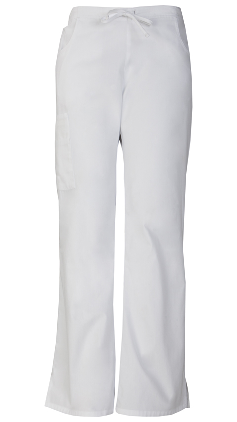 Dickies EDS Signature Mid Rise Drawstring Cargo Pant in White