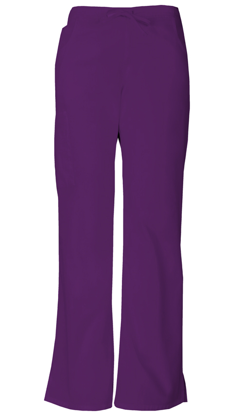 Dickies EDS Signature Mid Rise Drawstring Cargo Pant in Eggplant