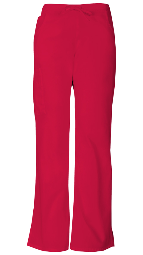Dickies EDS Signature Mid Rise Drawstring Cargo Pant in Red
