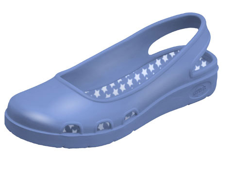 Anywear Nursing Ciel Blue Shoe Bermuda Clog Cherokee 11  